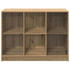 vidaXL Sideboard Artisan-Eiche 102x37x75,5 cm Holzwerkstoff