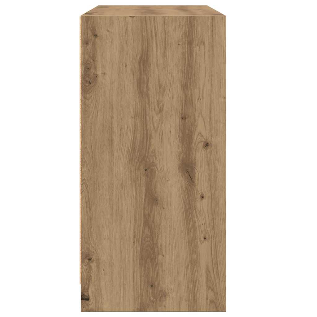 vidaXL Sideboard Artisan-Eiche 102x37x75,5 cm Holzwerkstoff