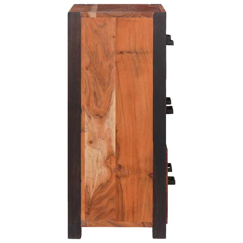 vidaXL Sideboard 3 pcs Braun 110 x 30 x 75 cm Massivholz Akazie
