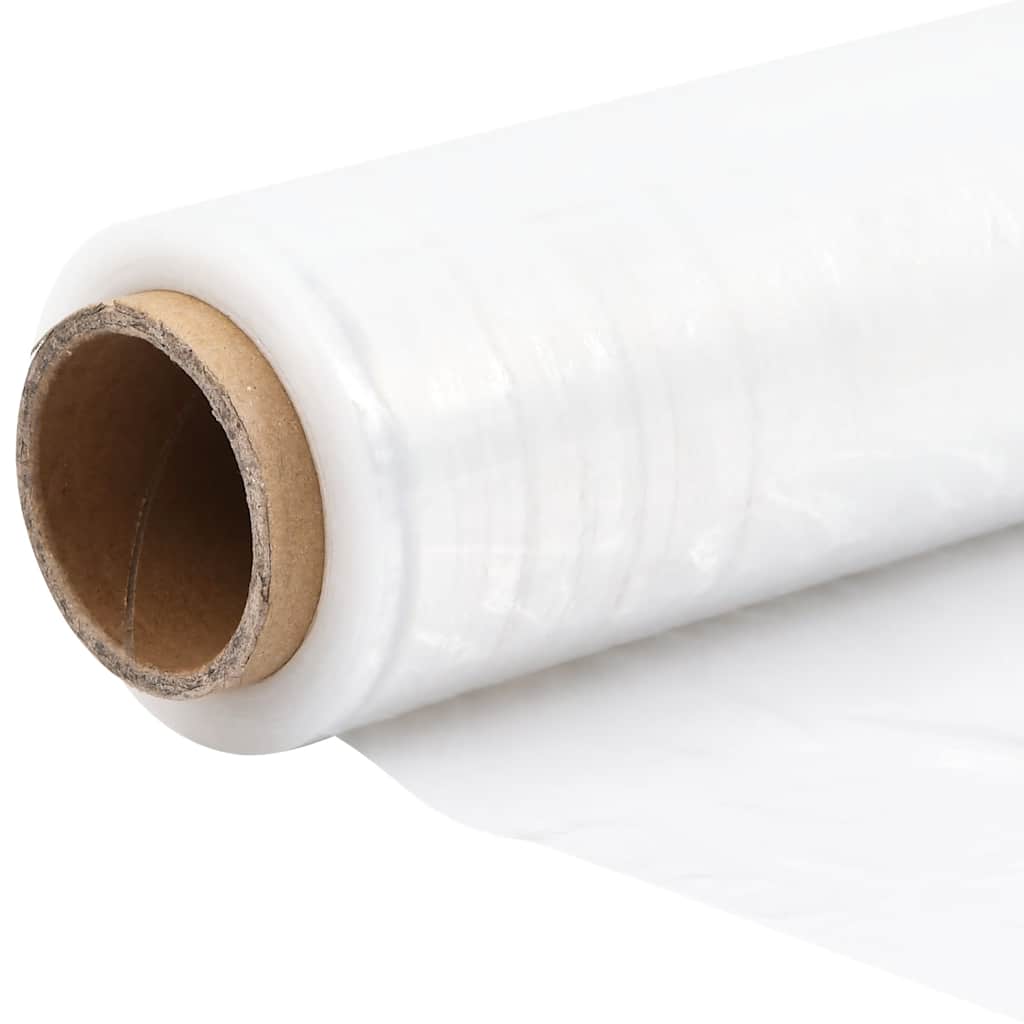 vidaXL Stretchfolie 2 Stk. Transparent 17 μm 50 cm x 150 m
