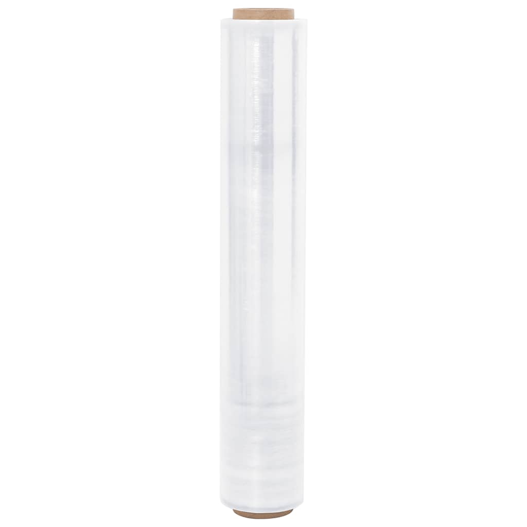 vidaXL Stretchfolie 2 Stk. Transparent 20 μm 50 cm x 150 m