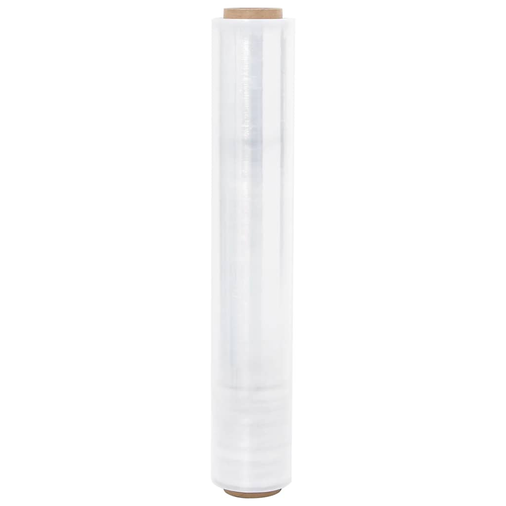 vidaXL Stretchfolie 2 Stk. Transparent 30 μm 50 cm x 150 m