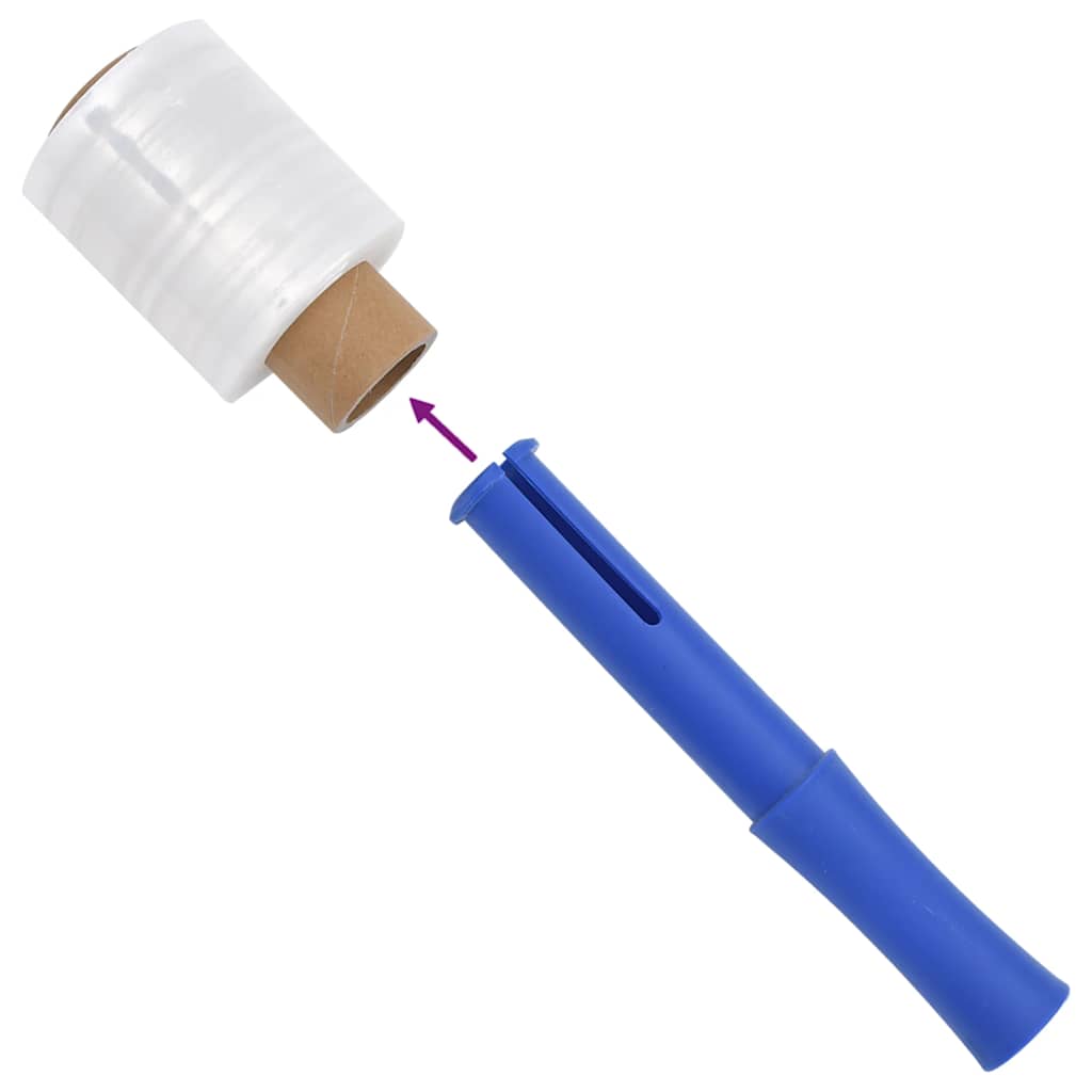 vidaXL Stretchfolien 50 Stk. Transparent 23 μm 10 cm x 150 m