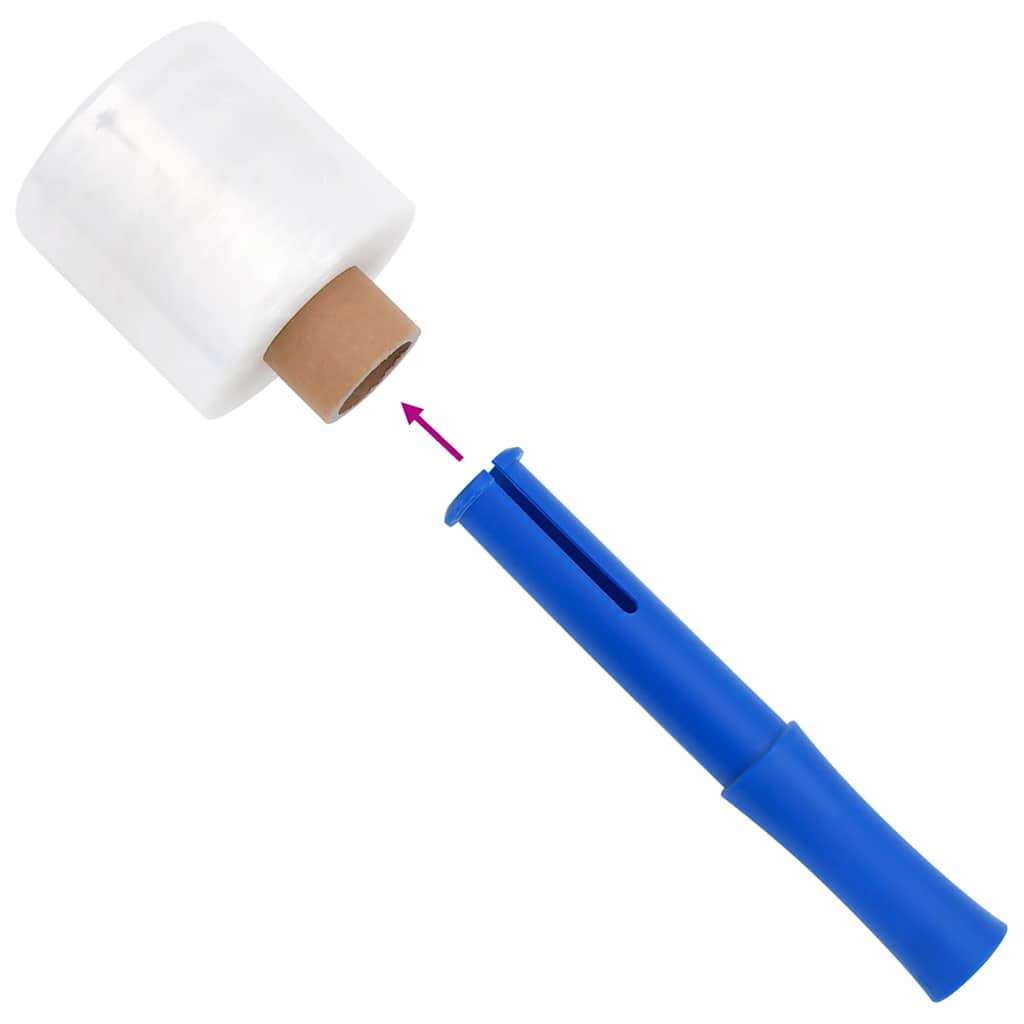 vidaXL Stretchfolien 10 Stk. Transparent 23 μm 10 cm x 300 m
