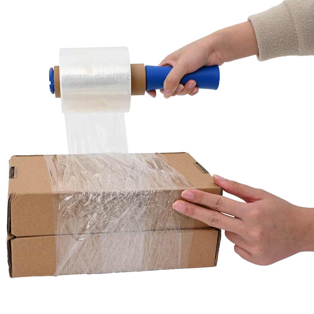 vidaXL Stretchfolien 10 Stk. Transparent 23 μm 10 cm x 300 m