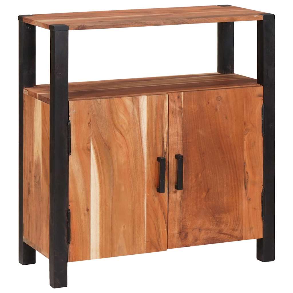 vidaXL Sideboard Braun 70 x 30 x 75 cm Massivholz Akazie