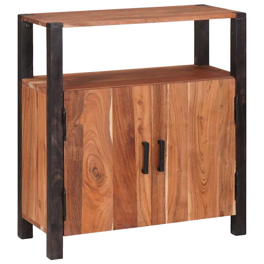 vidaXL Sideboard Braun 70 x 30 x 75 cm Massivholz Akazie