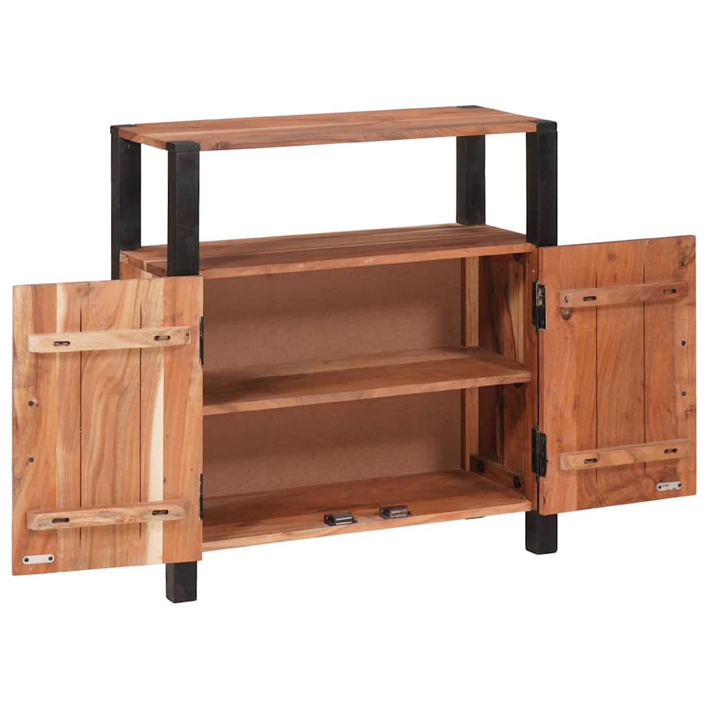 vidaXL Sideboard Braun 70 x 30 x 75 cm Massivholz Akazie