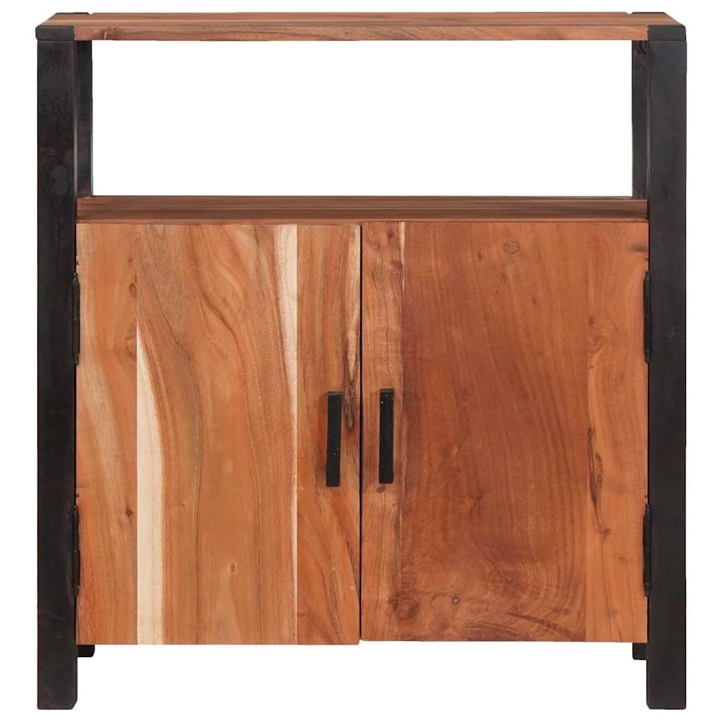vidaXL Sideboard Braun 70 x 30 x 75 cm Massivholz Akazie