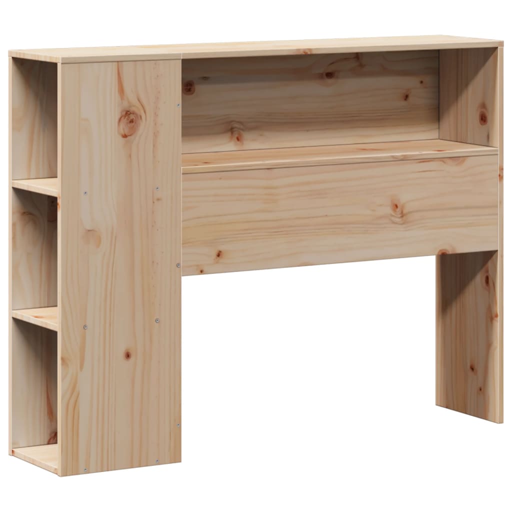 vidaXL Bücherregalbett ohne Matratze 75x190 cm Massivholz Kiefer