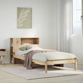 vidaXL Bücherregalbett ohne Matratze 75x190 cm Massivholz Kiefer
