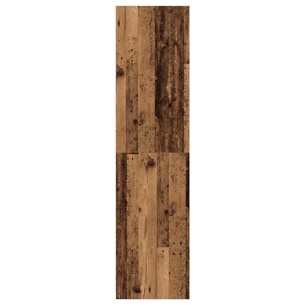 vidaXL Kleiderschrank Altholz-Optik 100x50x200 cm Holzwerkstoff