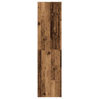 vidaXL Kleiderschrank Altholz-Optik 100x50x200 cm Holzwerkstoff