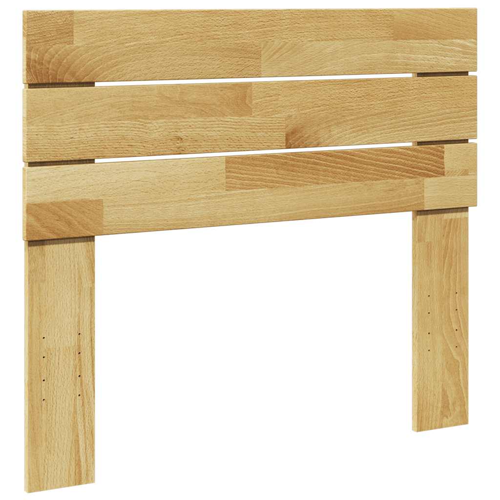 vidaXL Kopfteil 80 cm Massivholz Eiche