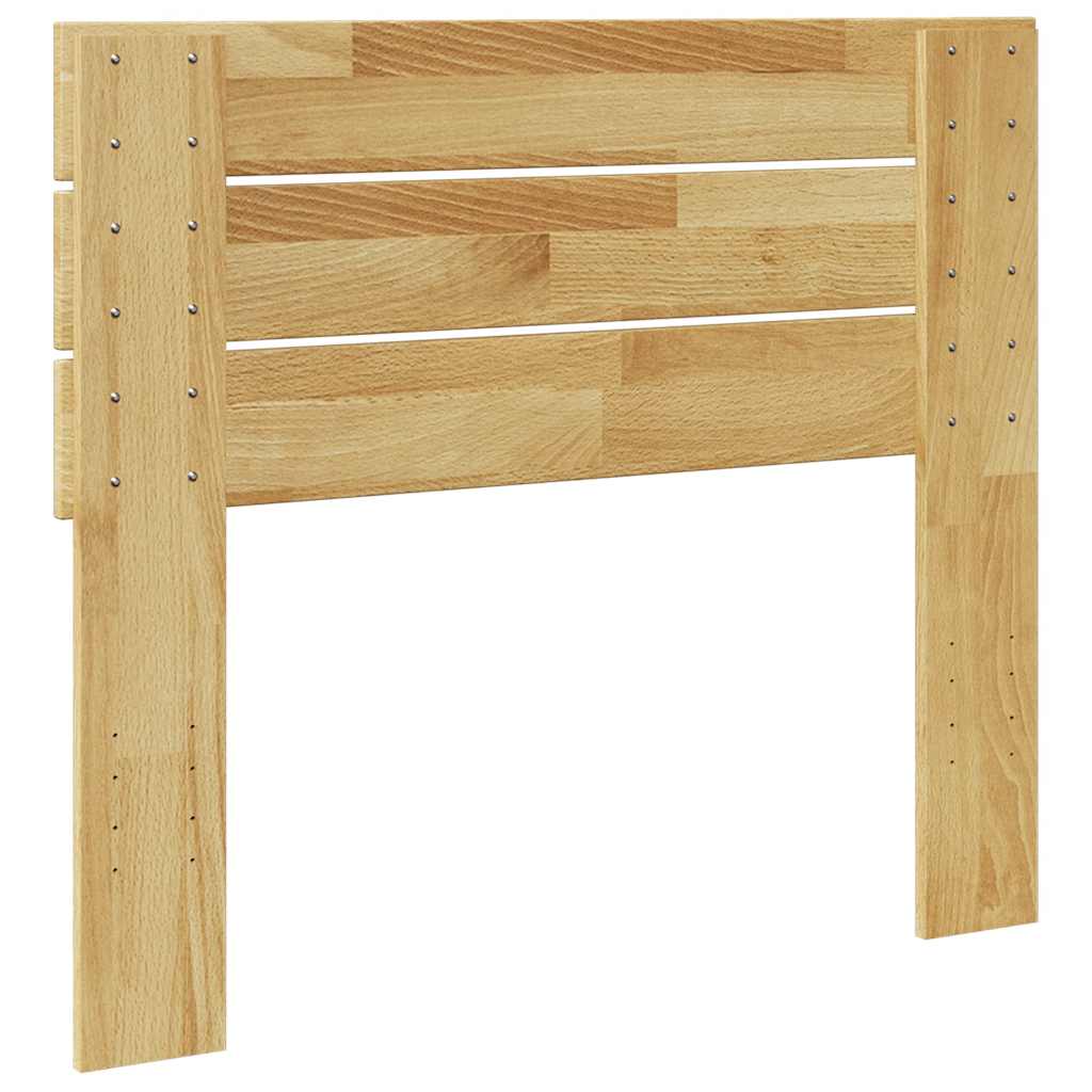 vidaXL Kopfteil 80 cm Massivholz Eiche