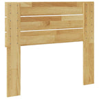 vidaXL Kopfteil 80 cm Massivholz Eiche