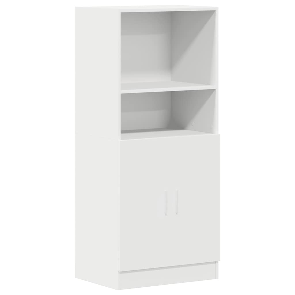 vidaXL 2-tlg. Küchenschrank-Set Weiß Holzwerkstoff