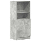 vidaXL 2-tlg. Küchenschrank-Set Betongrau Holzwerkstoff