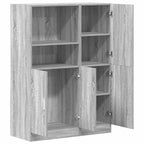vidaXL 2-tlg. Küchenschrank-Set Grau Sonoma Holzwerkstoff