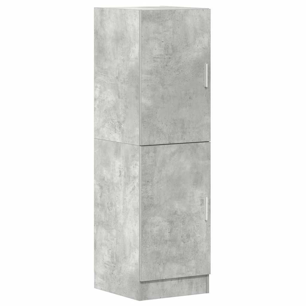 vidaXL 3-tlg. Küchenschrank-Set Betongrau Holzwerkstoff