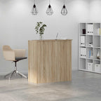 vidaXL Empfangstresen Sonoma-Eiche 100 x 50 x 103,5 cm Holzwerkstoff