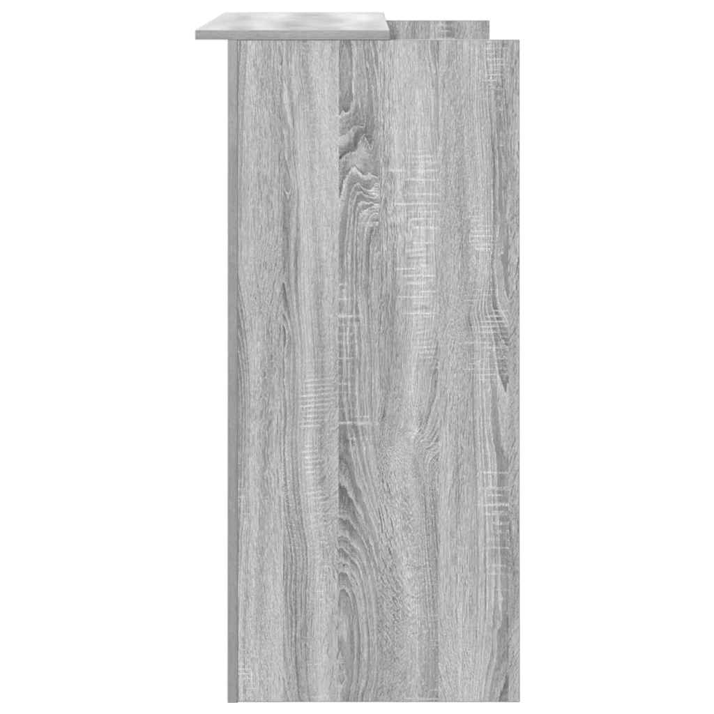 vidaXL Empfangstheke Grau Sonoma 100x50x103,5 cm Holzwerkstoff