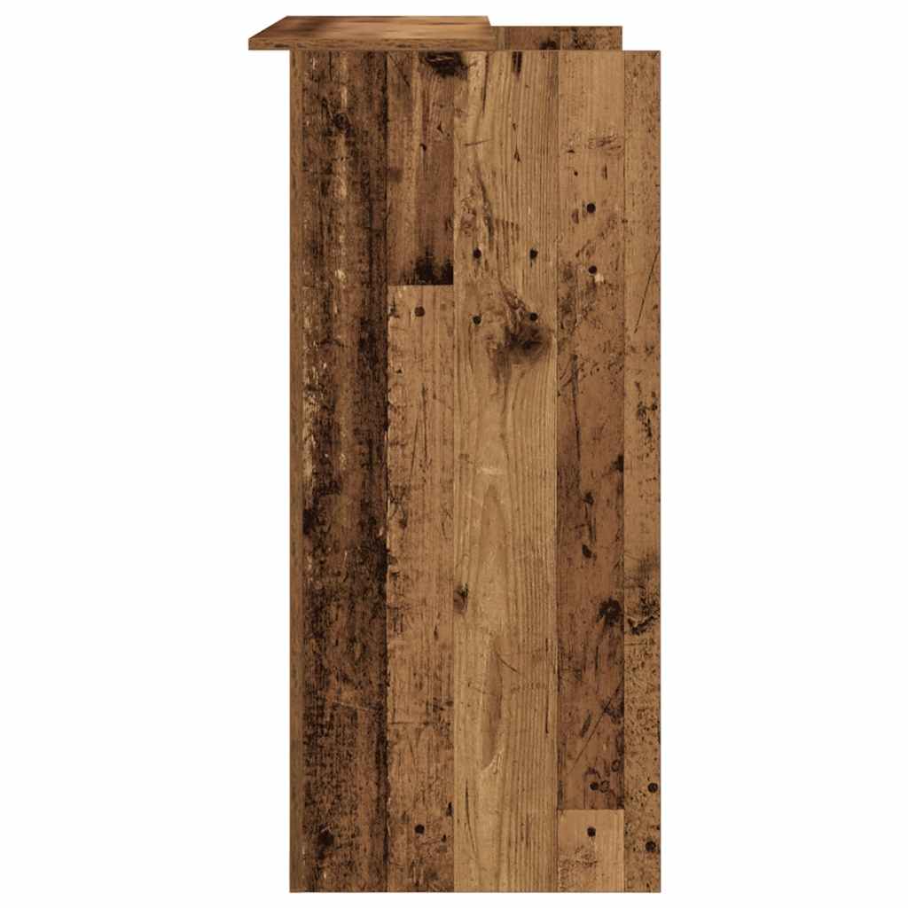 vidaXL Empfangstheke Altholz-Optik 100x50x103,5 cm Holzwerkstoff