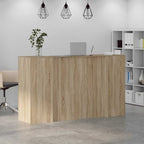 vidaXL Empfangstheke Sonoma-Eiche 180x50x103,5 cm Holzwerkstoff
