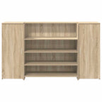 vidaXL Empfangstheke Sonoma-Eiche 180x50x103,5 cm Holzwerkstoff