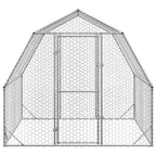 vidaXL Hühnerstall 2,5x2x2,25 m Verzinkter Stahl