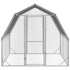 vidaXL Hühnerstall mit Dach 2,5x2x2,25 m Verzinkter Stahl