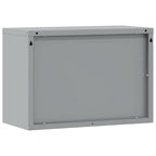 vidaXL Werkzeugschrank mit Speicher Schwarz und Grau 50 x 25 x 35 cm