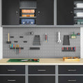 vidaXL Werkzeugwandpaneel 3 pcs Grau 150 x 1 x 60 cm