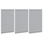 vidaXL Werkzeugwandpaneel 3 pcs Grau 150 x 1 x 60 cm
