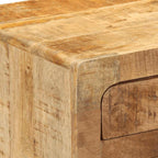 vidaXL Nachttische 2 Stk. 37x32x50 cm Raues Massivholz Mango