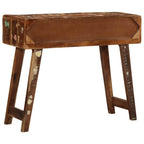 vidaXL Konsolentisch 90x32x75 cm Altholz Massivholz
