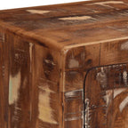 vidaXL TV-Schrank 105x46x32 cm Massivholz Altholz