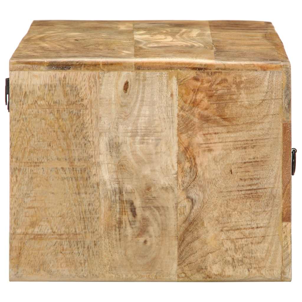 vidaXL TV-Wandschrank 100x32x25 cm Raues Massivholz Mango