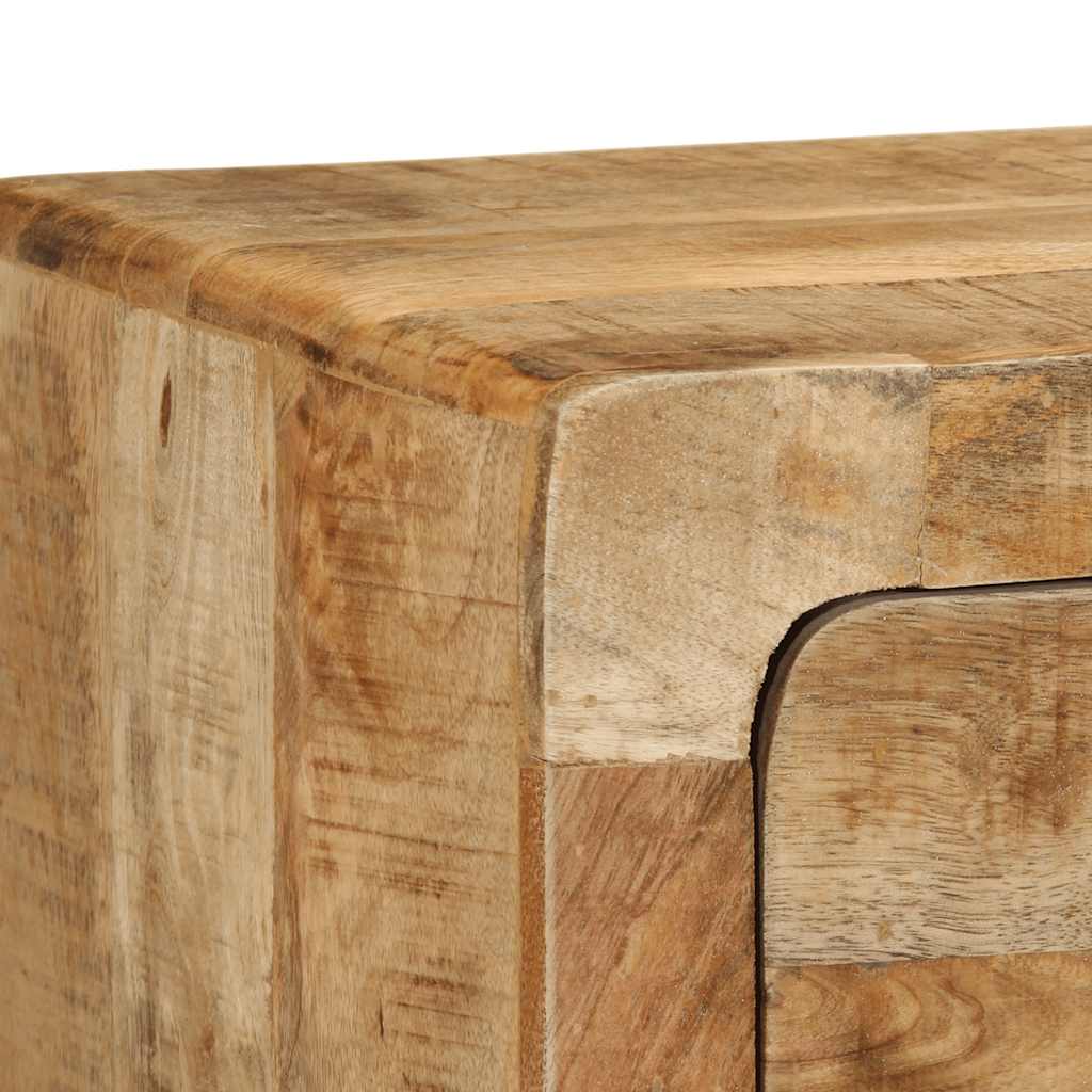vidaXL TV-Wandschrank 100x32x25 cm Raues Massivholz Mango
