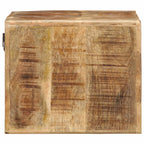 vidaXL TV-Wandschrank 60x30x25 cm Raues Massives Mangoholz