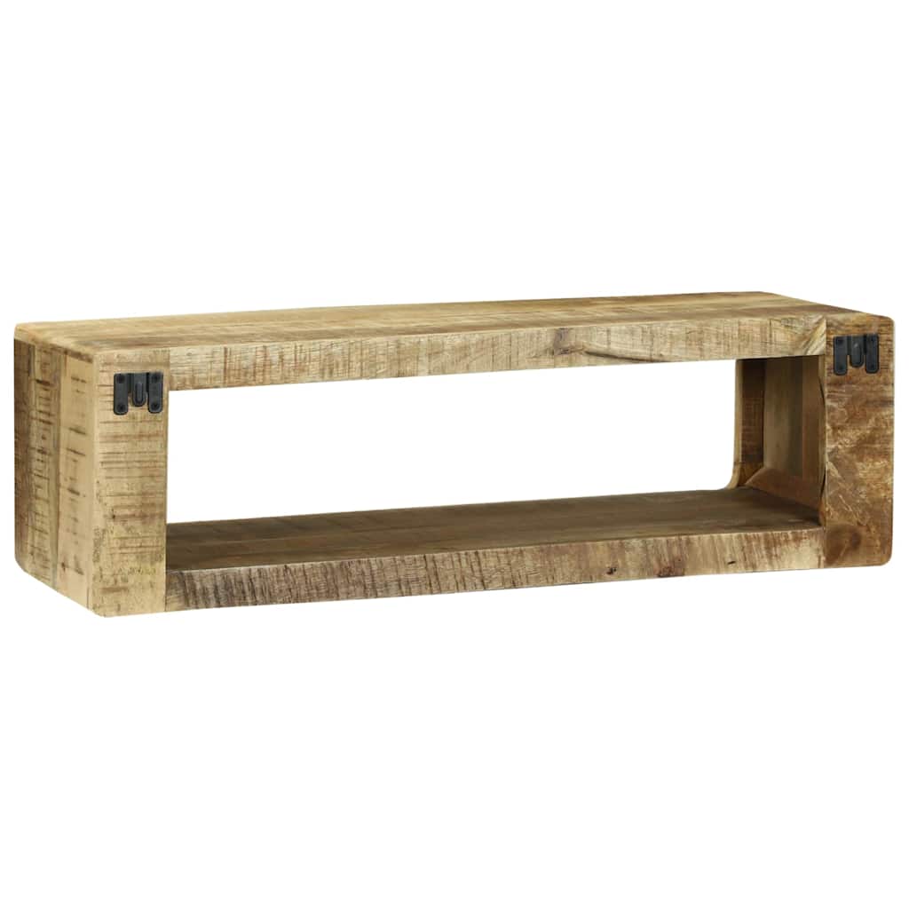 vidaXL TV-Schränk mit Regal Braun 80 x 30 x 25 cm Massivholz Mango