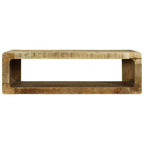 vidaXL TV-Schränk mit Regal Braun 80 x 30 x 25 cm Massivholz Mango