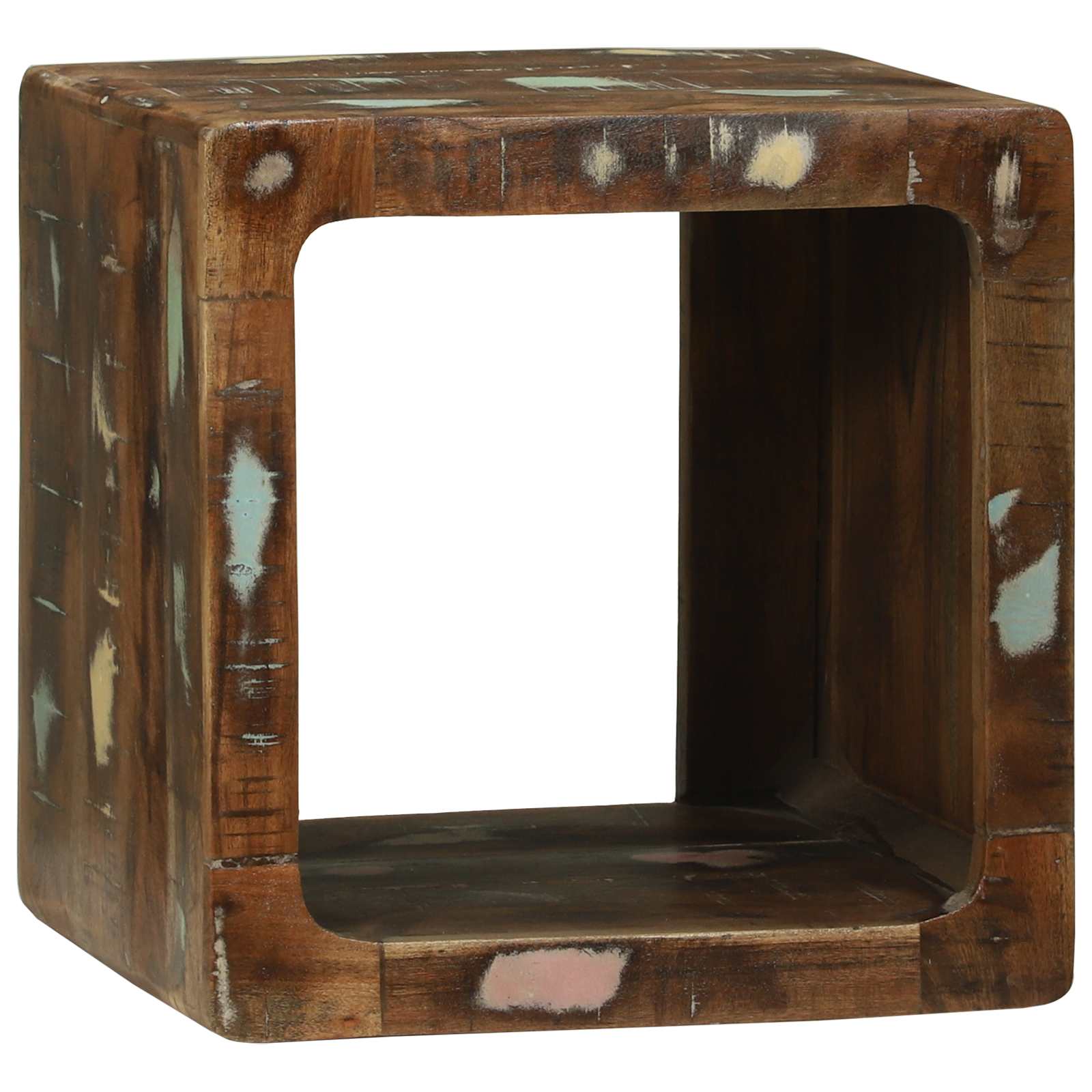 vidaXL TV-Einheiten 2 pcs Mehrfarbig Massives upgecyceltes Holz