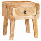 vidaXL Beistelltisch Braun 40 x 32 x 46 cm Massivholz Mango
