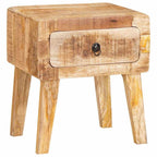 vidaXL Beistelltisch Braun 40 x 32 x 46 cm Massivholz Mango