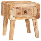 vidaXL Beistelltisch Braun 40 x 32 x 46 cm Massivholz Mango