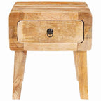vidaXL Beistelltisch Braun 40 x 32 x 46 cm Massivholz Mango