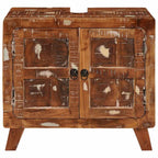 vidaXL Badezimmerschrank Massives Reclaimed Holz und Ingenieurholz