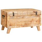 vidaXL Aufbewahrungsbox mit Speicher 70 x 35 x 40 cm Massivholz Mango