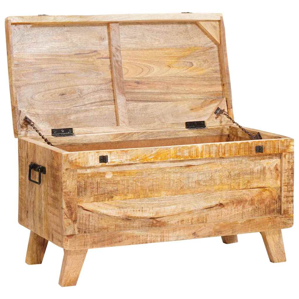 vidaXL Aufbewahrungsbox mit Speicher 70 x 35 x 40 cm Massivholz Mango